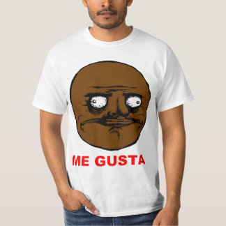 Schwärzen Sie mich Gusta Raserei-Gesicht Meme T-Shirt