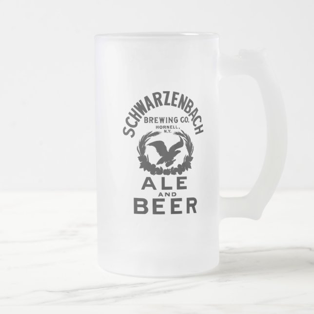 Schwarzenbach Brewing Co Mattiert Glass Tasse (Rechts)