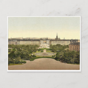 Schwarzenberg Place, Wien, Österreich-Ungarn selte Postkarte