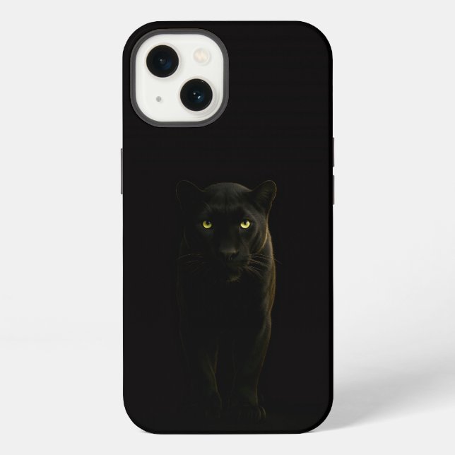 Schwarzer 4 Luxe iPhone 13, Schwarzer Panther Hülle (Rückseite)