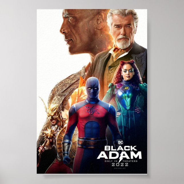 Schwarzer Adam Poster (Vorne)