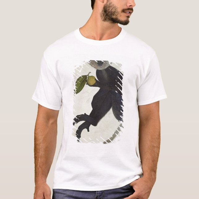 Schwarzer Affe T-Shirt (Vorderseite)