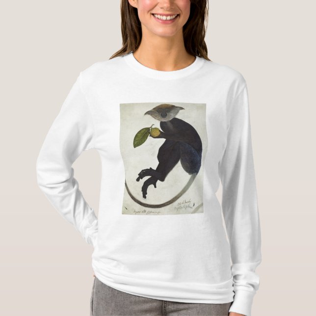 Schwarzer Affe T-Shirt (Vorderseite)