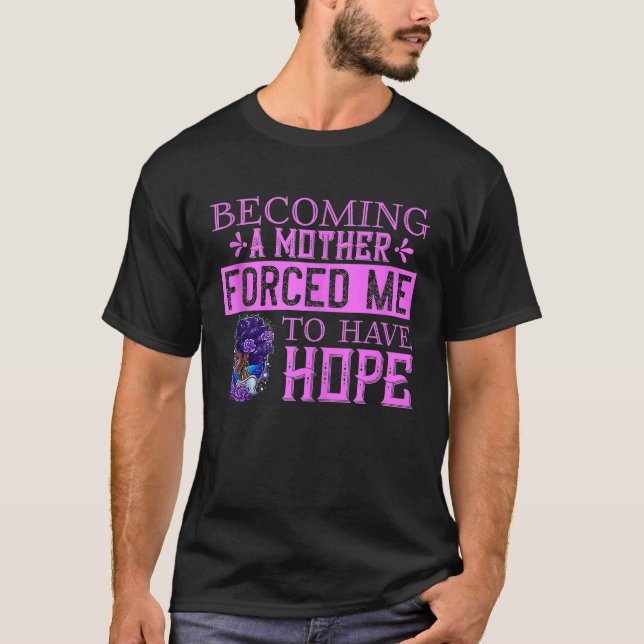 Schwarzer Afrikaner wird zu einer Mutter, die mich T-Shirt (Vorderseite)