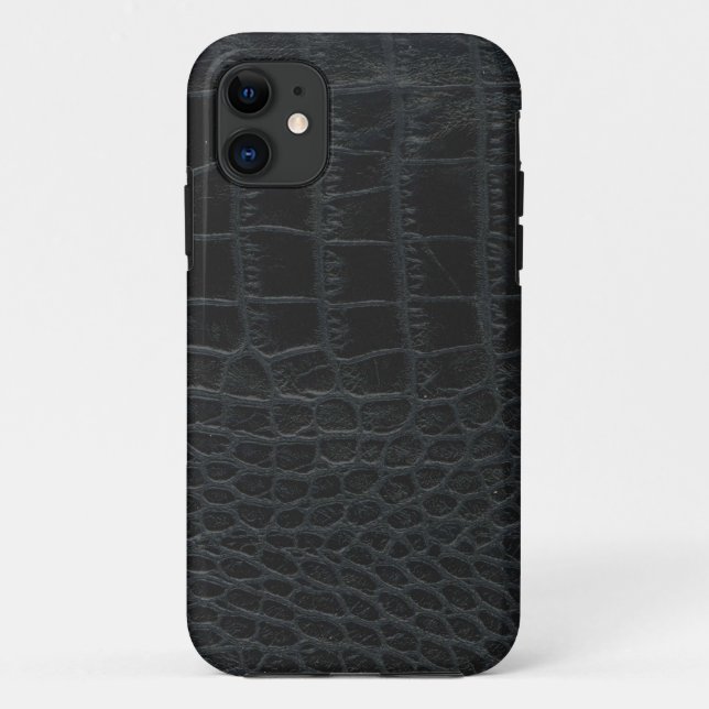 Schwarzer Alligatorhaut iPhone 5 Kasten Case-Mate iPhone Hülle (Rückseite)
