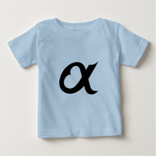 schwarzer Alpenherz Baby T-shirt