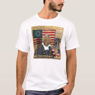 Schwarzer amerikanischer Revolutionärs-Krieg James T-Shirt