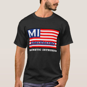 Schwarzer Ameritocracy Logo-T - Shirt