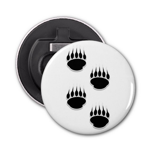 Schwarzer Bär Flaschenöffner (Vorderseite)