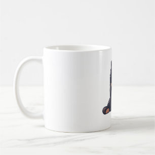 Schwarzer Bär Freude � Süße Tier Kunst Kaffeetasse