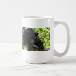 schwarzer Bär Kaffeetasse