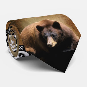 Schwarzer Bär Krawatte