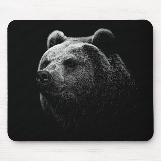SCHWARZER BÄR MOUSEPAD (Vorne)