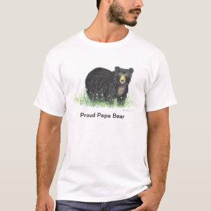 Schwarzer Bär, Proud Papa Bär neuer Papa T Shirt