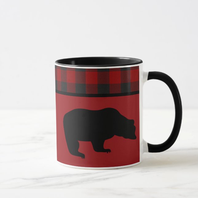 Schwarzer Bär Tasse (Rechts)