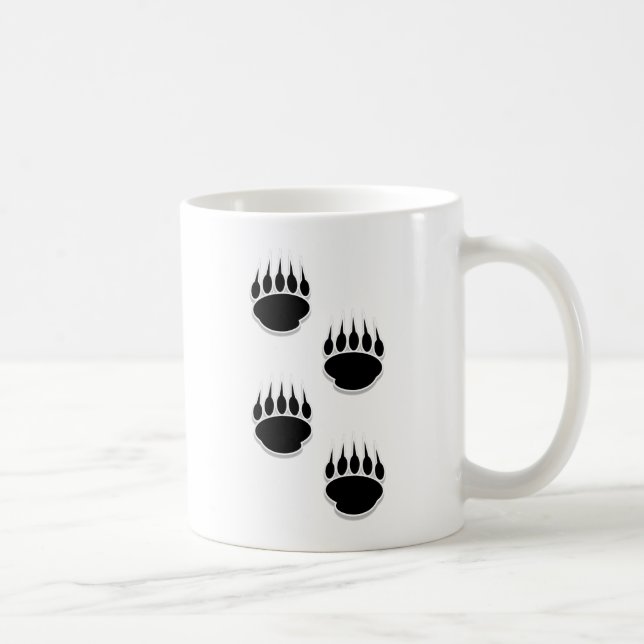 Schwarzer Bär Tasse (Rechts)