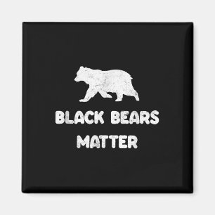 Schwarzer Bär Tier Lover of Nature Campin Magnet