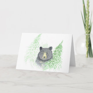 Schwarzer Bär Weihnachten