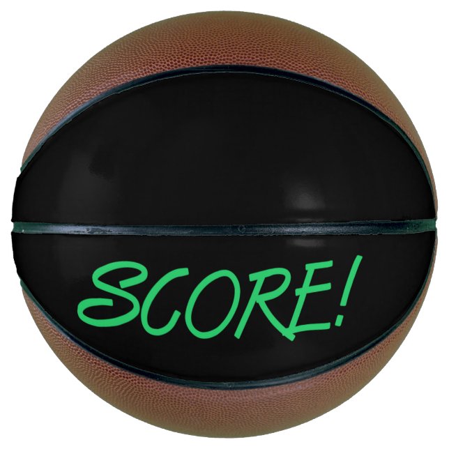 Schwarzer Basketball (Vorderseite)