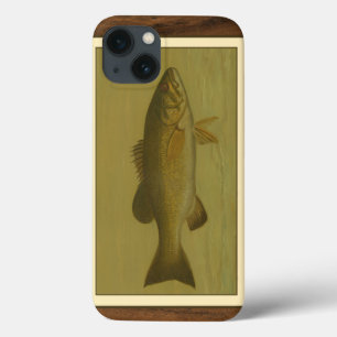 Schwarzer Bass auf grünem Hintergrund Case-Mate iPhone Hülle