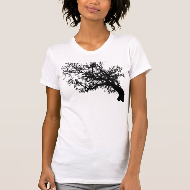 SCHWARZER BAUM T-Shirt (Vorderseite)
