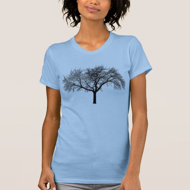 Schwarzer Baum T-Shirt (Vorderseite)