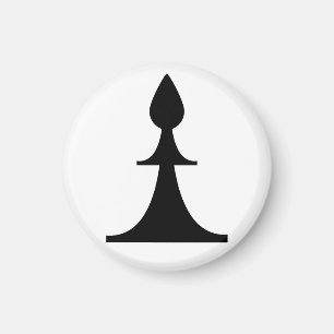 schwarzer Bischof (Sie Bedarf 2) Magnet