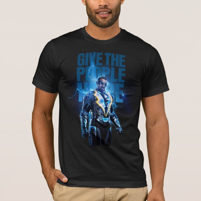 Schwarzer Blitz - dem Volk Hoffnung geben T-Shirt (Vorderseite)