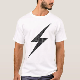 Schwarzer Blitzschlag der Anarchie (Vintag) T-Shirt