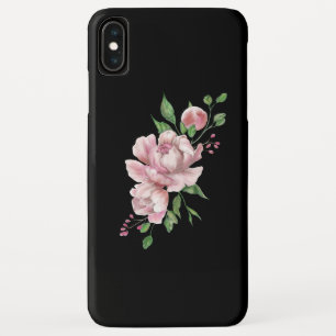 Schwarzer BlumeniPhone Kasten Case-Mate iPhone Hülle