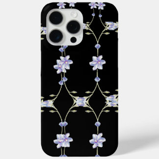 Schwarzer Blumenstrauß Case-Mate iPhone Hülle