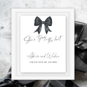 Schwarzer Bogen - Ratschläge und Wünsche für Neuge Poster