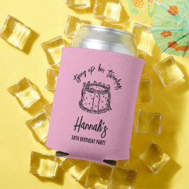 Schwarzer Bow, der sie zwanzig zum 30. Geburtstag Dosenkühler