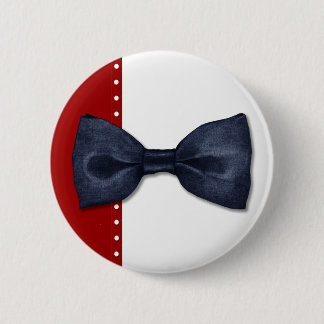 Schwarzer Bowlingknopf Button