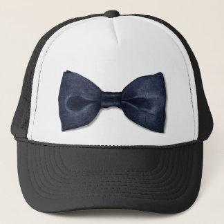 Schwarzer Bowtie-Hut Truckerkappe