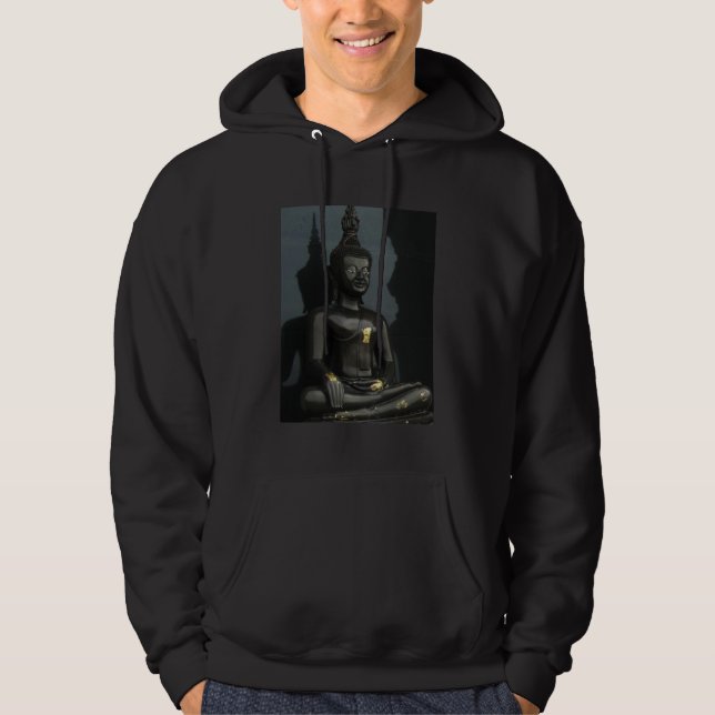 Schwarzer Buddha ... Nong Khai, Isaan, Thailand Hoodie (Vorderseite)