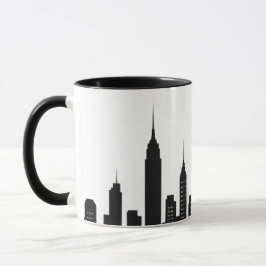 Schwarzer Building Tasse