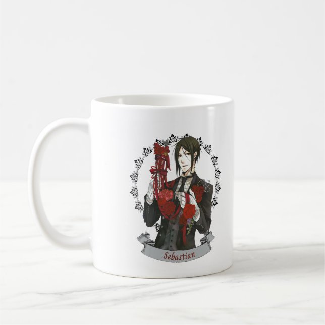 Schwarzer Butler Sebastian, Anime Inspiriert Kaffe Kaffeetasse (Links)
