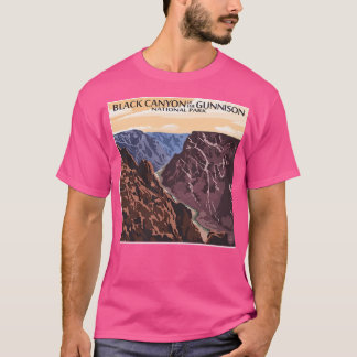 Schwarzer Canyon der Gunnison-Nationalparkkolorade T-Shirt