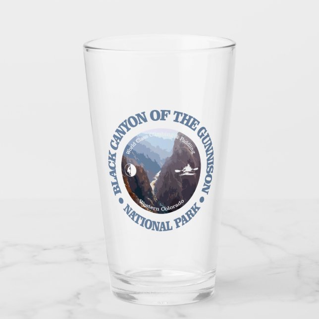 Schwarzer Canyon der Gunnison NP Glas (Vorderseite)