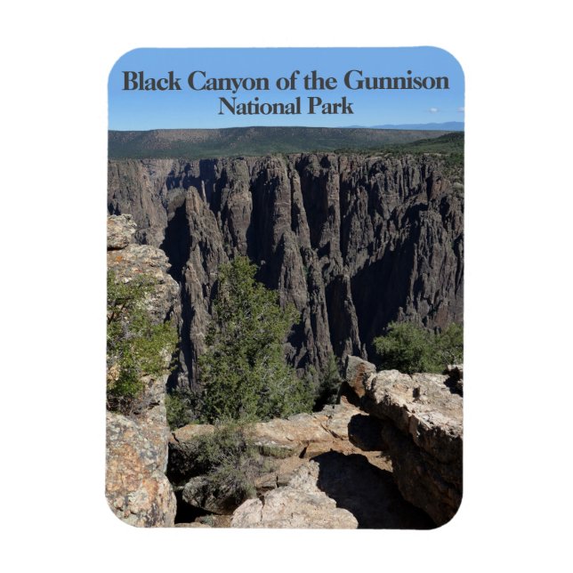 Schwarzer Canyon des Gunnison Magnet (Vertikal)