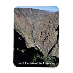 Schwarzer Canyon des Gunnison National Park Colo. Magnet