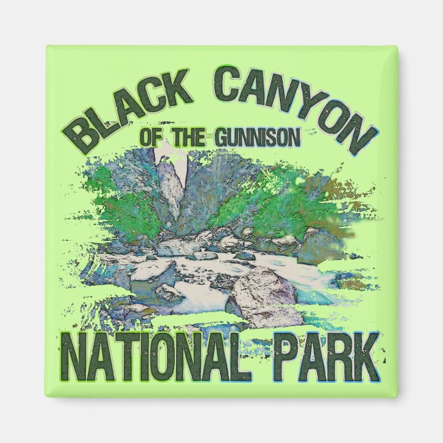 Schwarzer Canyon des Gunnison-Nationalparks Magnet (Vorne)