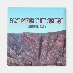 Schwarzer Canyon des Gunnison-Nationalparks Magnet