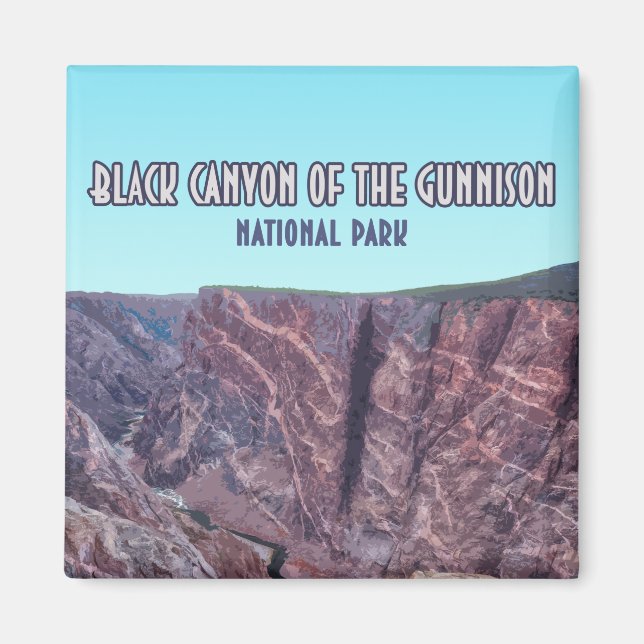 Schwarzer Canyon des Gunnison-Nationalparks Magnet (Vorne)