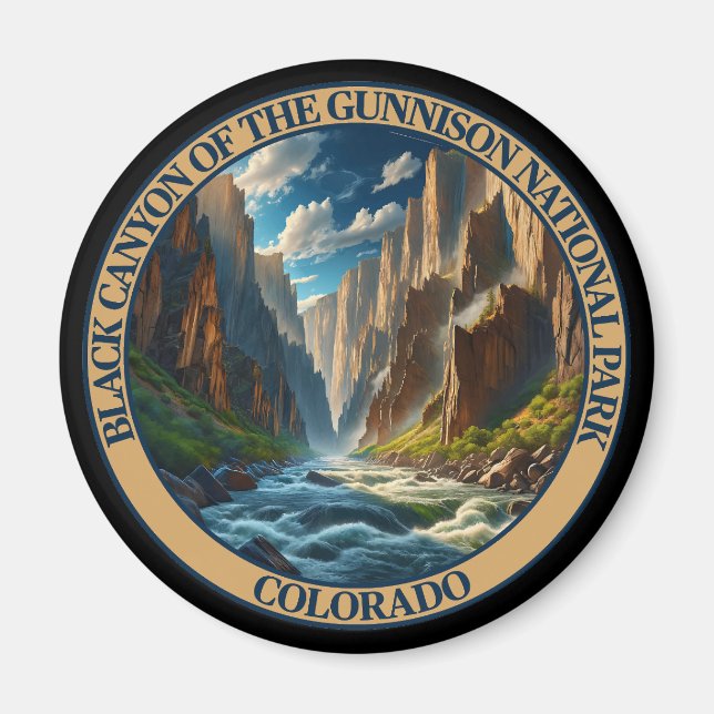 Schwarzer Canyon des Gunnison-Nationalparks Magnet (Vorne)