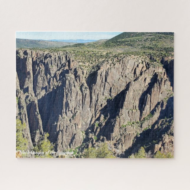 Schwarzer Canyon des Gunnison-Nationalparks Puzzle (Horizontal)