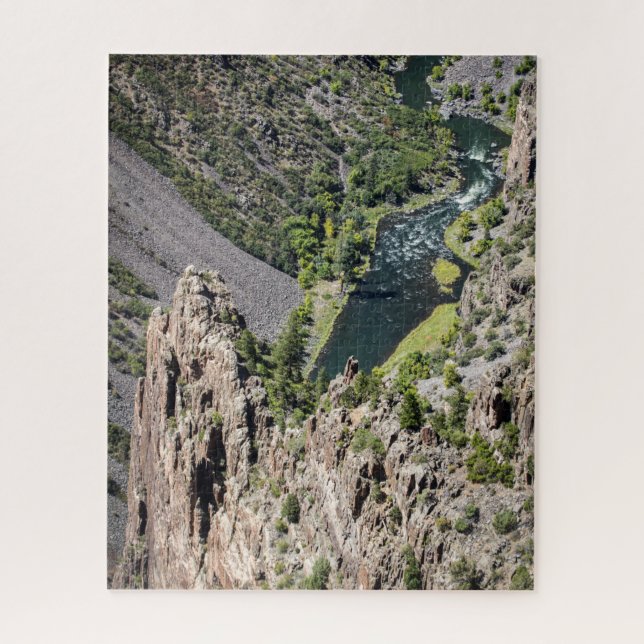 Schwarzer Canyon des Gunnison-Nationalparks Puzzle (Vertikal)