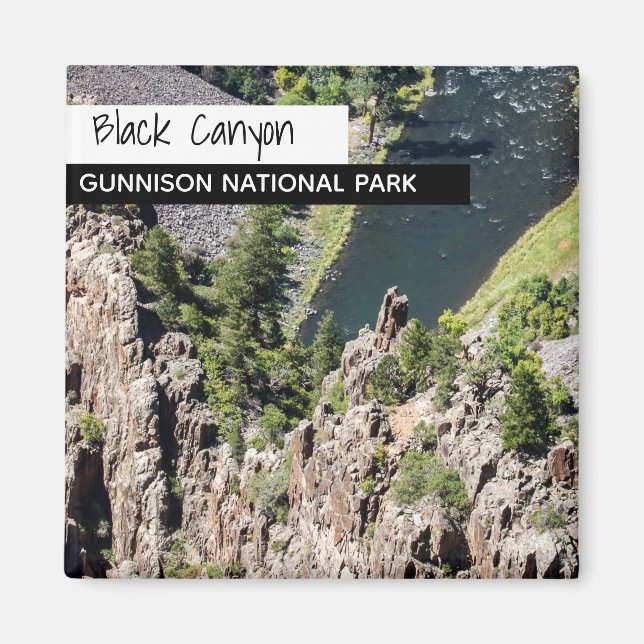 Schwarzer Canyon, Nationalpark Gunnison Magnet (Vorne)