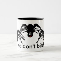 Schwarzer Cartoon Schwarzer Spider Halloween